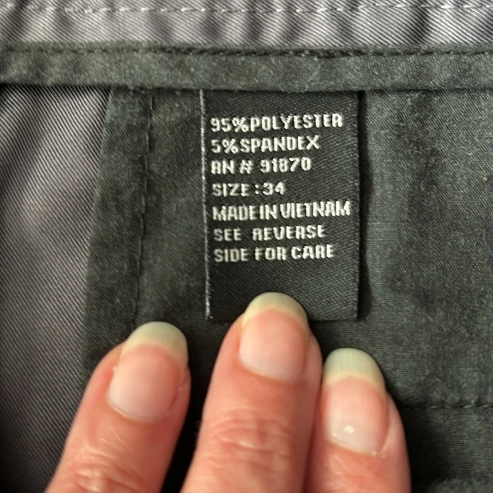 Men’s Gray Pebble Beach golf shirts size 34